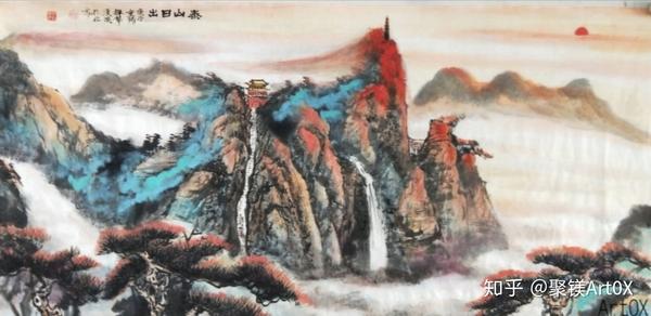 青绿山水画为何总是比不过水墨画？有张大千都不行- 知乎