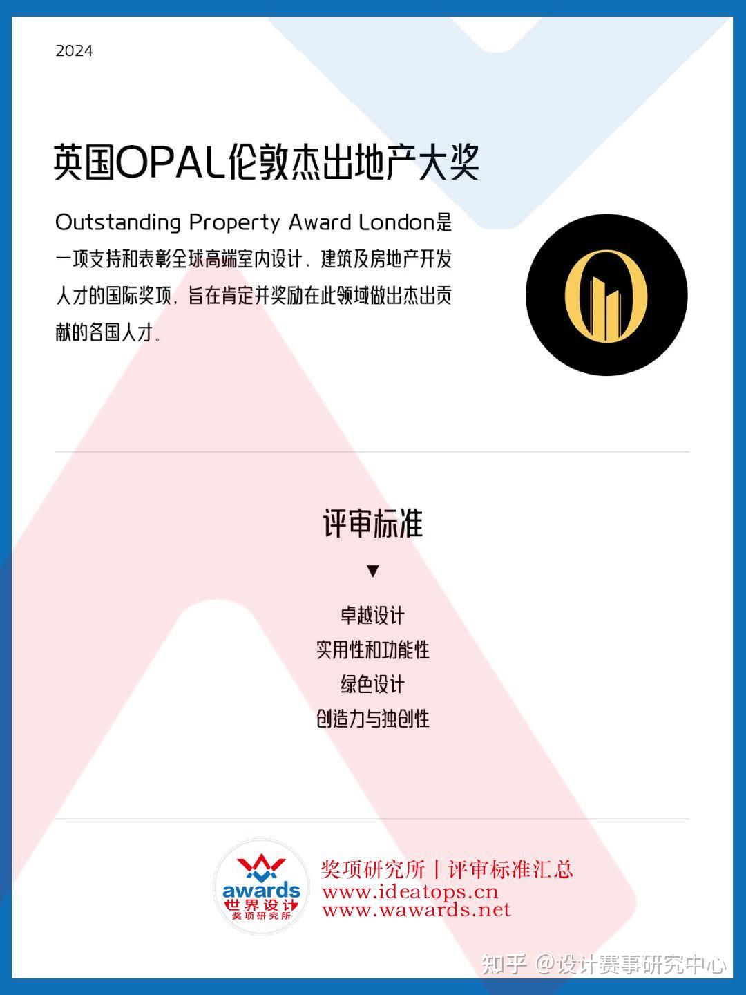 世界奖项研究所丨国际设计大奖砝码：评审标准汇总（一） - 知乎