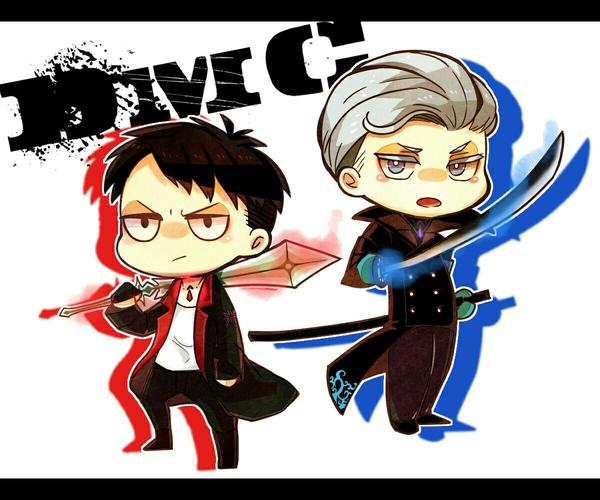 新鬼泣的但丁维吉尔兄弟俩