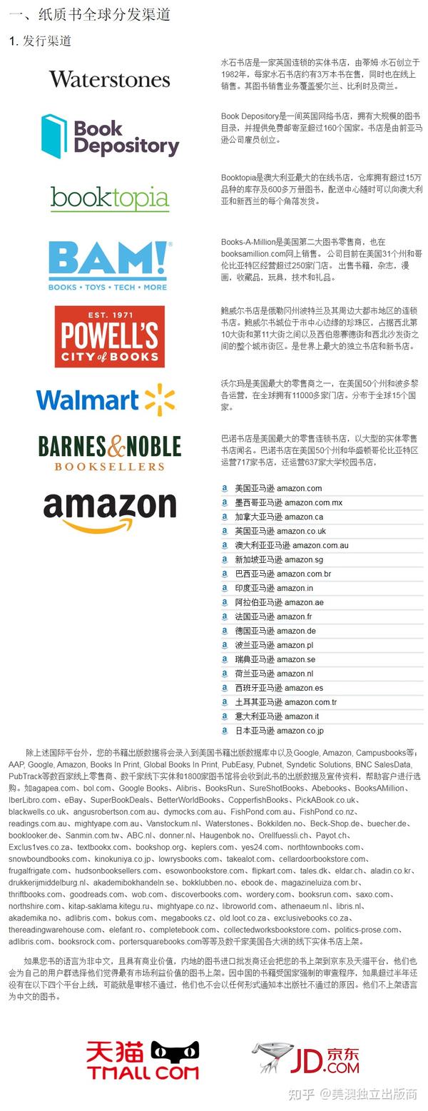 如何在海外出版发行你的纸质书 知乎