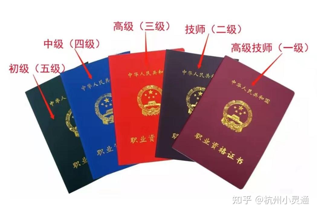 一级证书,一般也被称为高级技师,比如高级人力资源管理师;二级证书就