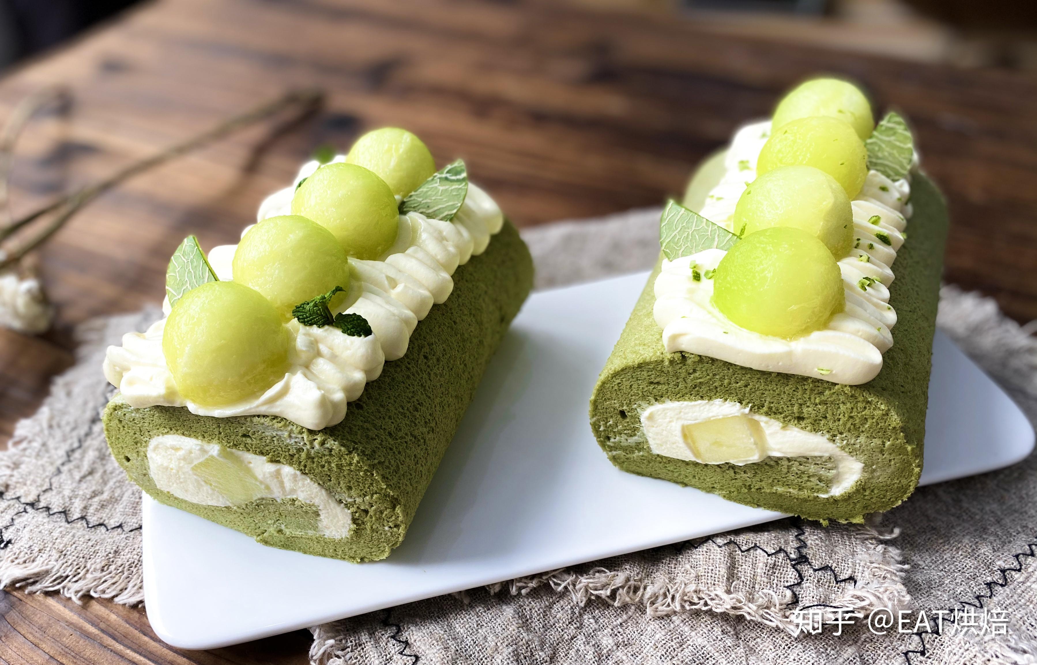 私房爆单人气甜品—玫珑蜜瓜蛋糕卷 - 知乎