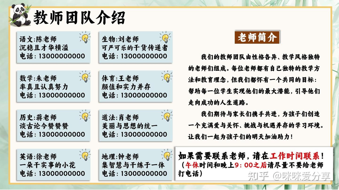 【高一】【上期末】家长会《青竹拔节正当时》ppt课件 - 知乎