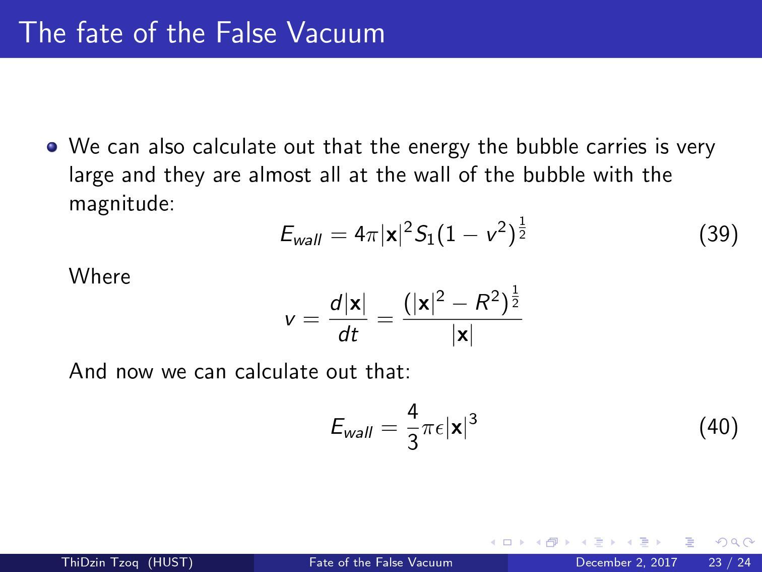 The Fate of the False Vacuum 知乎