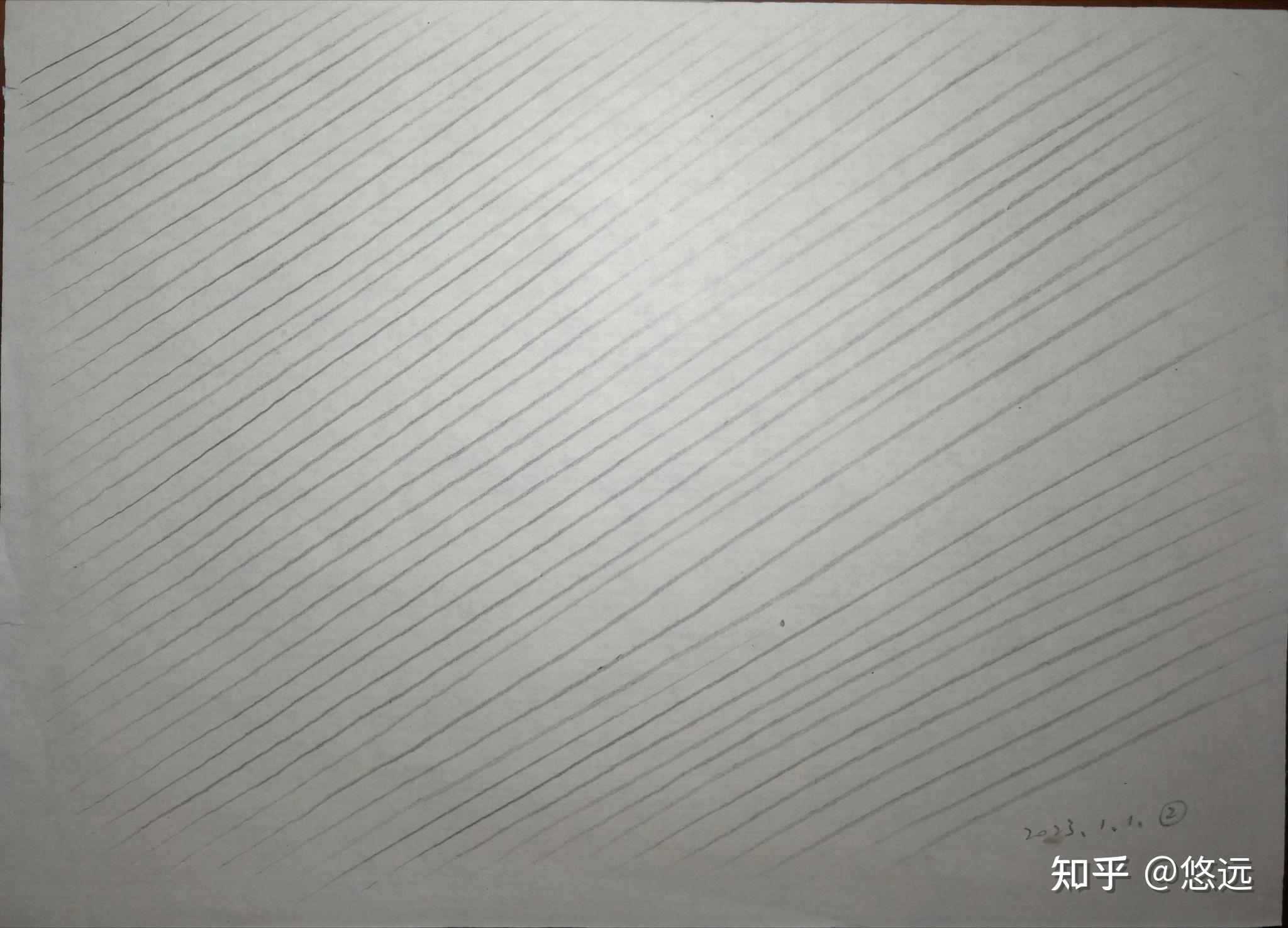 手绘长直线练习记录二