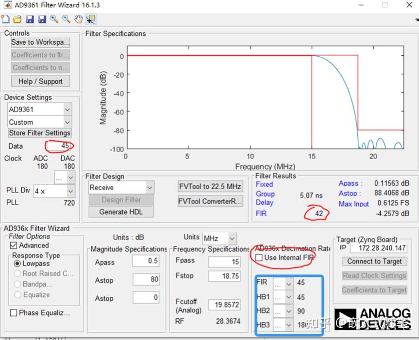 AD9361的matlab插件（滤波器）和AD936X Evaluation联合使用 知乎