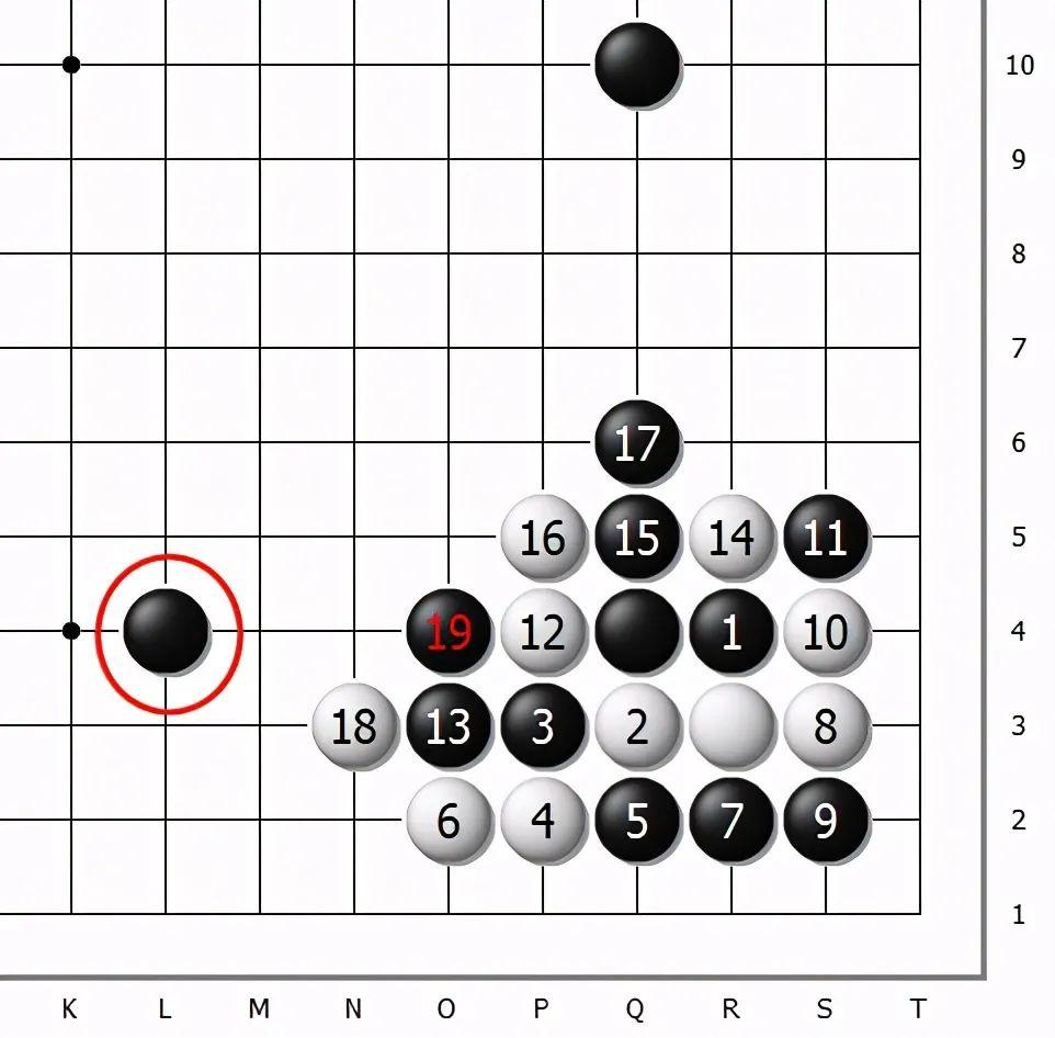 圍棋星位點三三定式前世篇之兩翼張開情況下的小飛刀