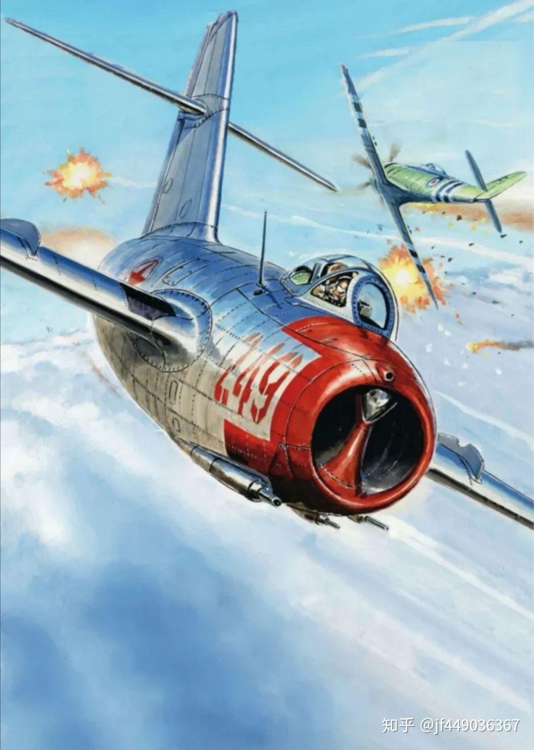 抗美援朝空战画