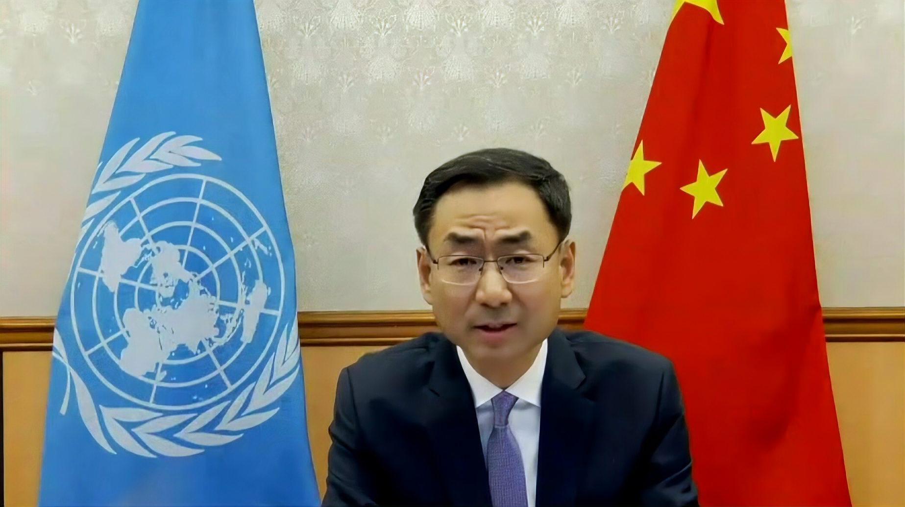 耿爽正面硬刚德国代表别了霍伊斯根大使