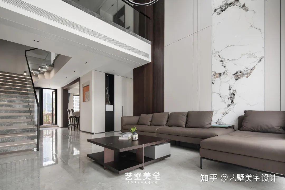 事实证明,别墅+挑高客厅、现代风+轻奢布局,效果不是一般的高级 - 知乎