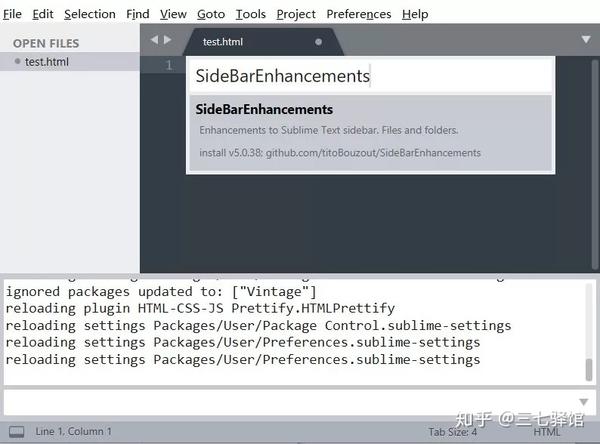 Sidebarenhancements sublime text 3 не работает