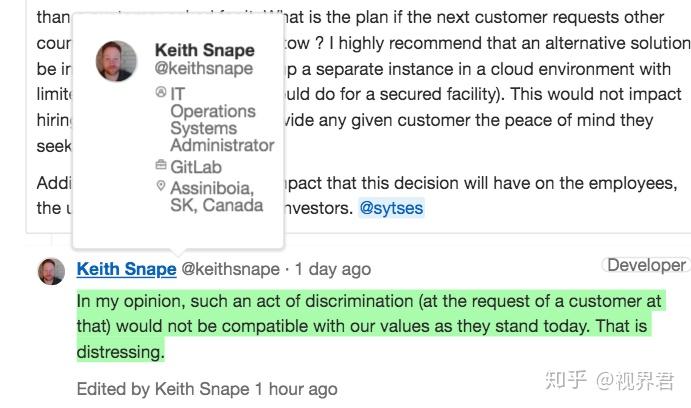 如何评价 GitLab 疑似拒绝为中国\/俄罗斯居住的
