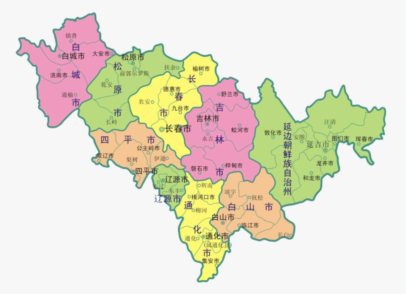 一文了解吉林所有地市 - 知乎