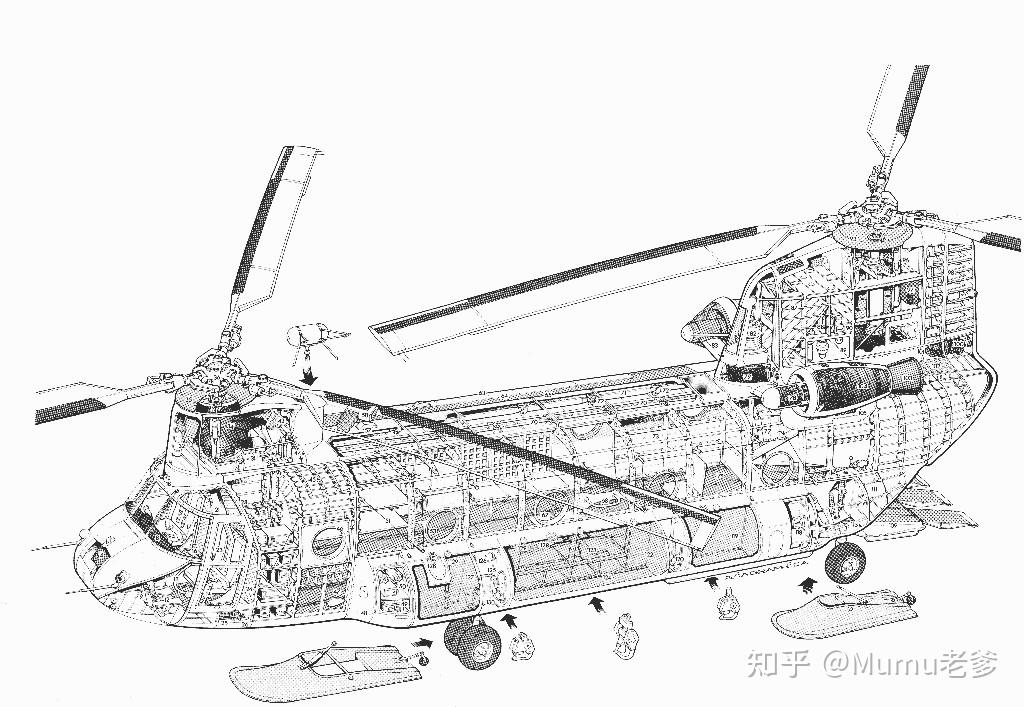 boeing波音部分飞机解剖图(艺术家系列)