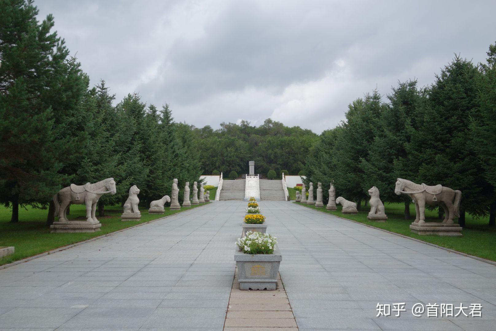 歷史博物館參觀結束後,可以直接到隔壁的金太祖完顏阿骨打陵址.