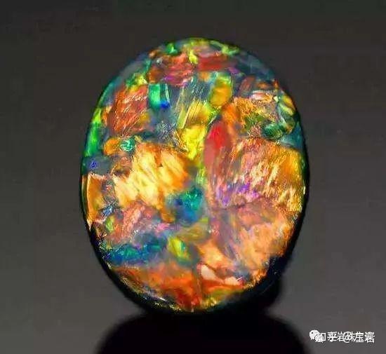 左岩：涨知识啦！欧泊分类大科普：什么是黑欧泊？火欧泊？水晶欧泊？ - 知乎