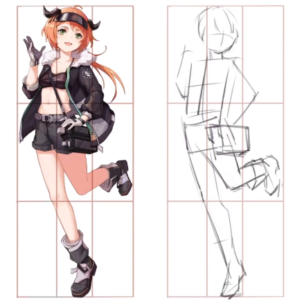 【图文教程】临摹如何打形,板绘打型训练技巧!