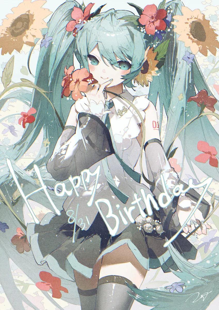 初音未来14th生日壁纸特辑丨miku公主殿下生日快乐