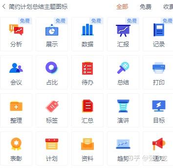 PPT(WPS)总结图标汇总 - 知乎