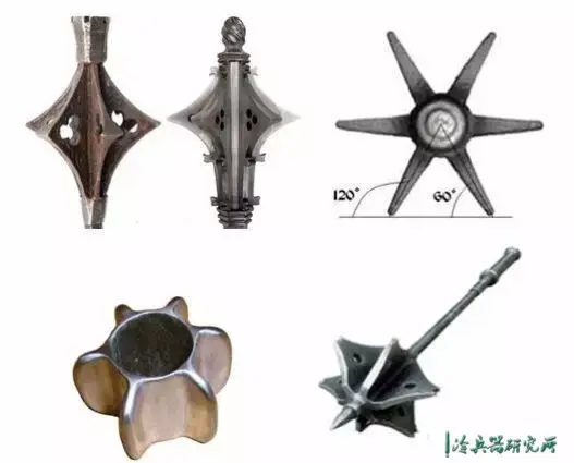 六叶锤从名字就可以看出,它的特点是六个放射状分布的叶片.