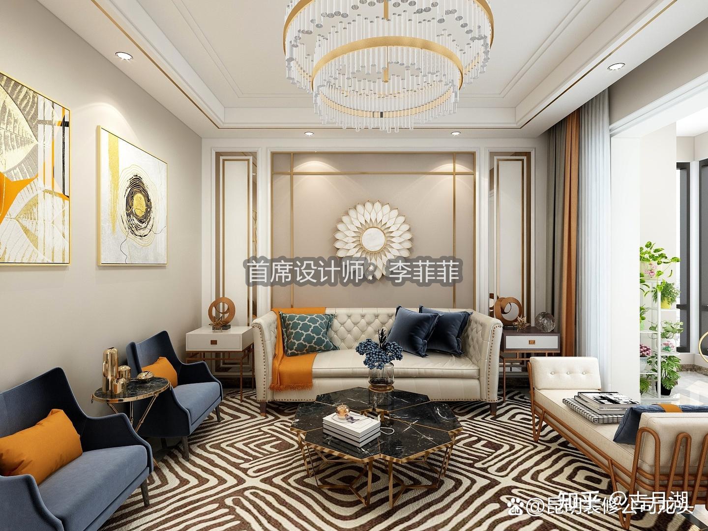 昆明装修公司哪家好:看看这套轻奢设计 - 知乎