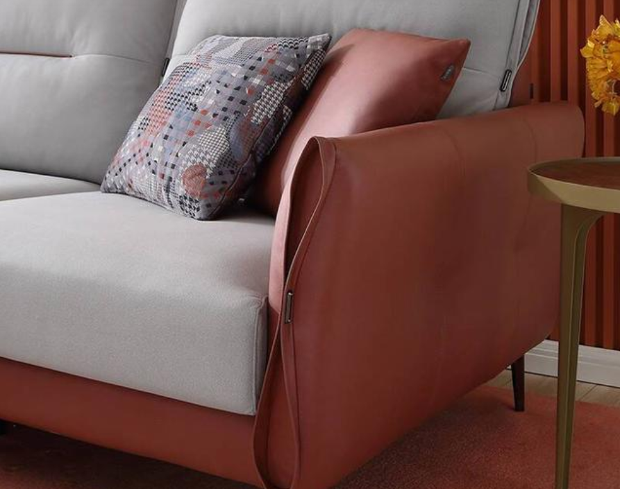 全友沙发大胆撞色设计简约清新布置满满高级感