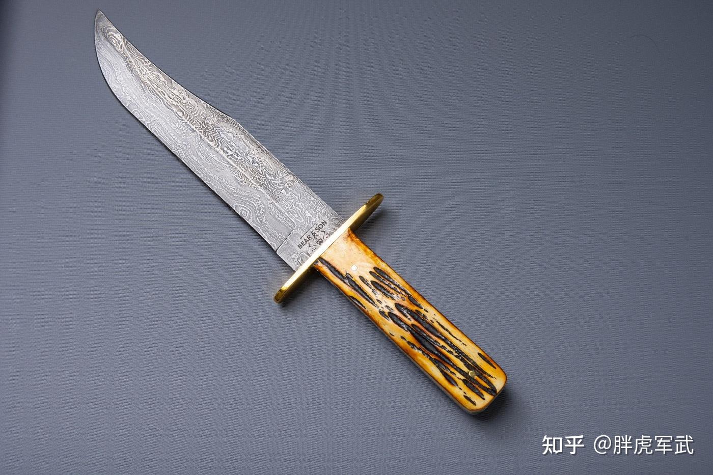 502D 鲍伊刀户外实战:大马士革钢与雄鹿骨的霸气组合? - 知乎