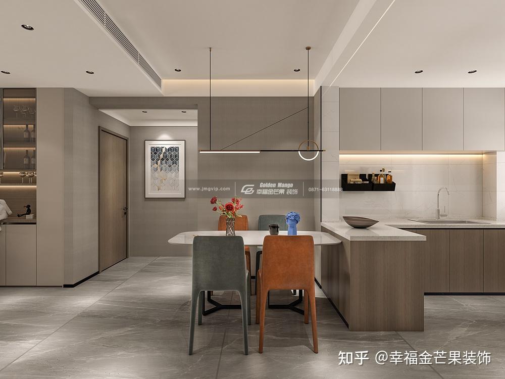 【幸福金芒果】云报华府|142m²现代风装修设计 典则俊雅,高情逸态 - 知乎
