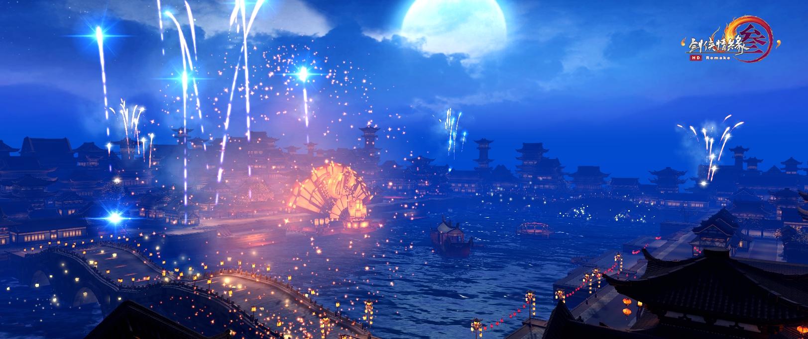 揭秘游戏场景设计剑网3天街灯市从概念到现实