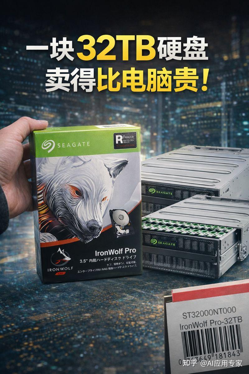 590期 一块32TB硬盘卖得比电脑贵!