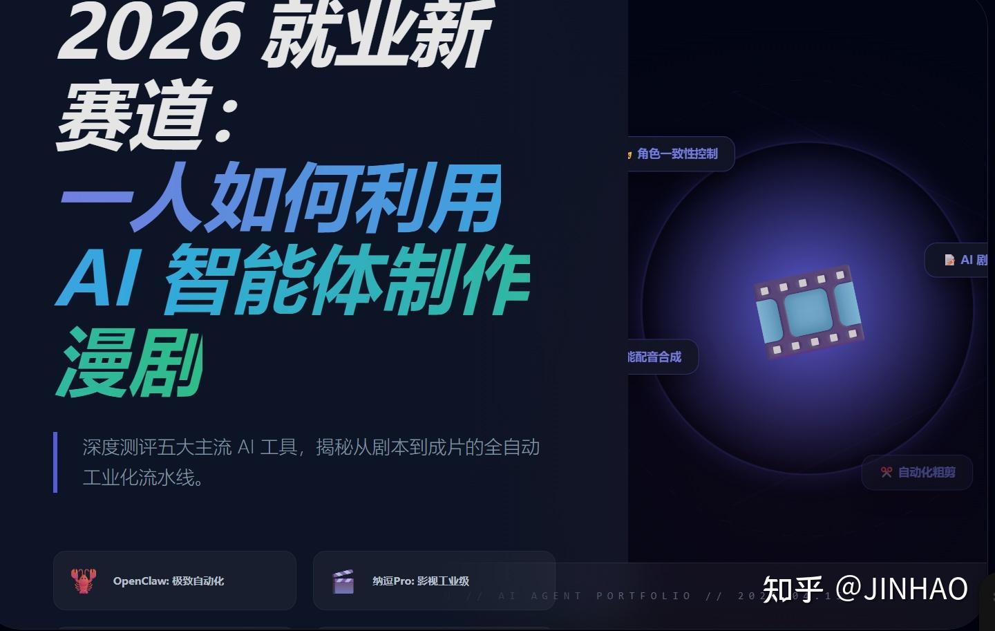 2026就业新赛道:一人如何利用AI智能体制作漫剧?五大主流工具深度测评 - 知乎