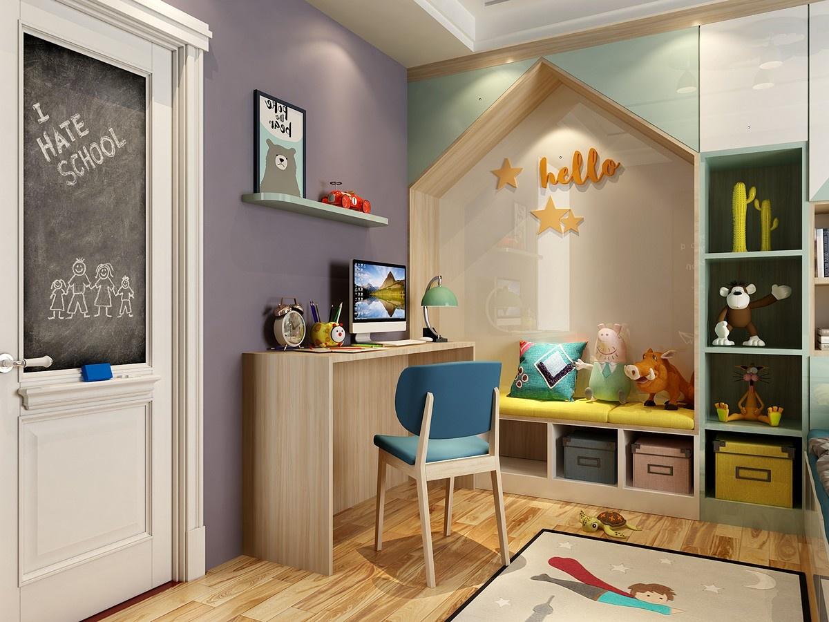 儿童房|空间|家装设计|Z53163066 - 原创作品 - 站酷 (ZCOOL)