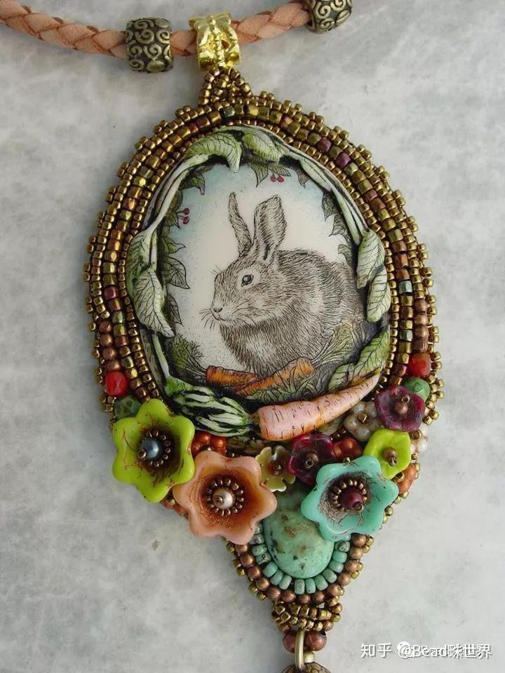 一种特殊风格的珠绣设计震撼人心heidikummli珠绣作品