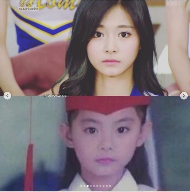 周子瑜庆22岁生日青涩童年照曝光网友惊呆超进化