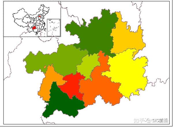 ArcGIS行政区位图制作流程(附行政区划练习数据) - 知乎