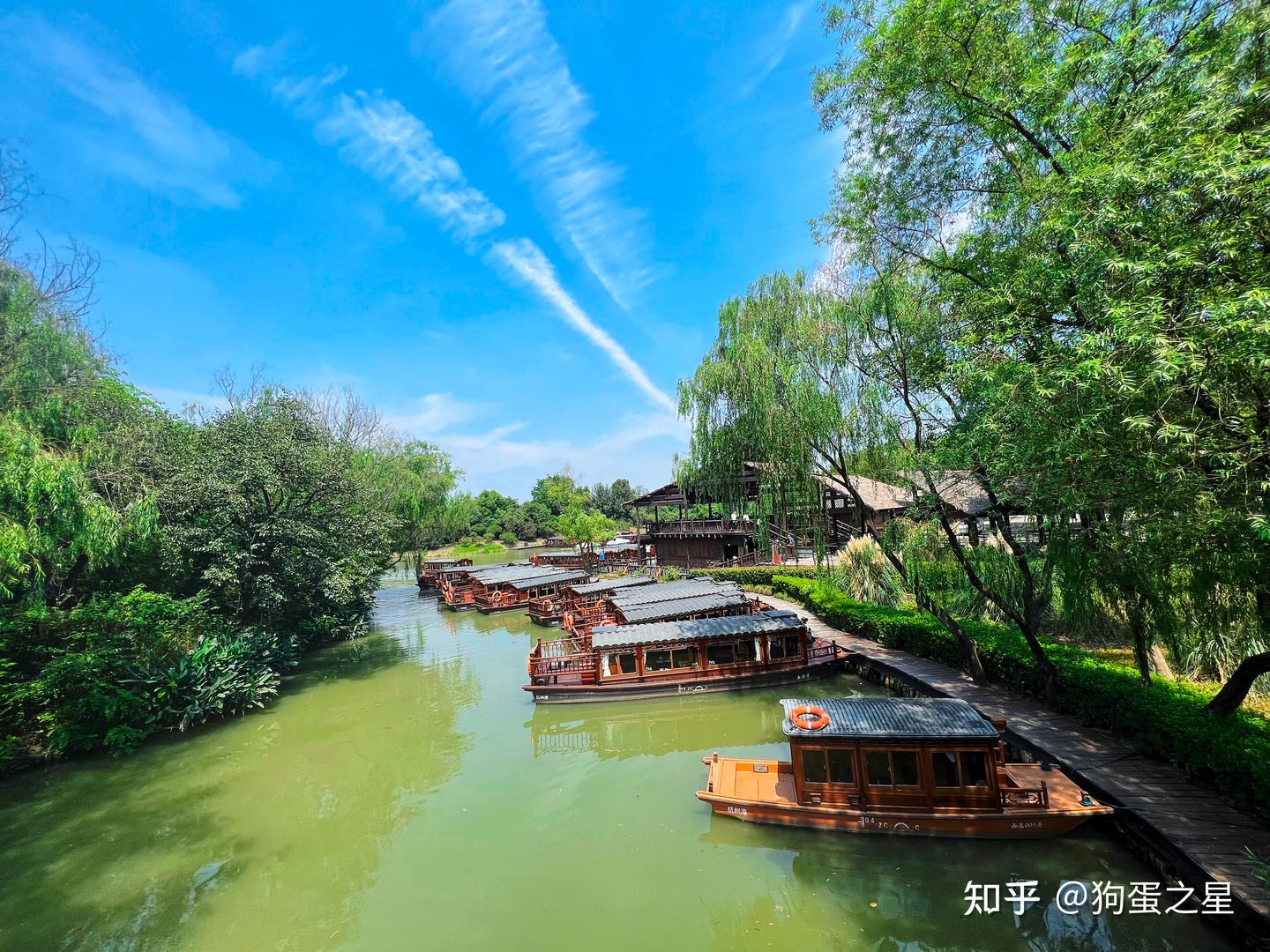 摇橹船,西溪湿地家庭出行不可错过 - 知乎