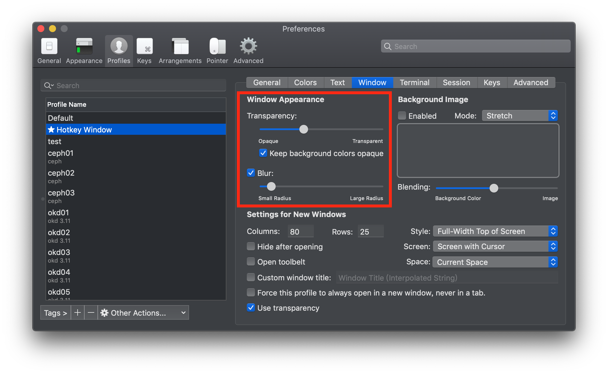 iTerm2配置优化 iTerm2配置优化