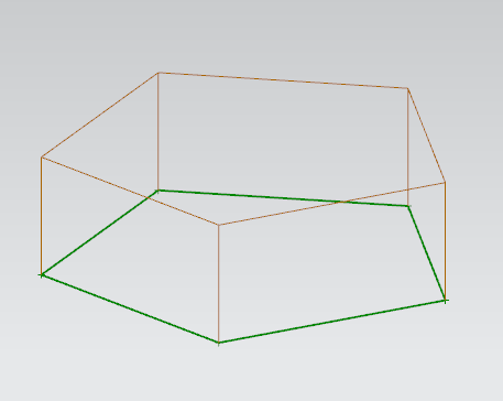 五棱柱的正等轴测图?