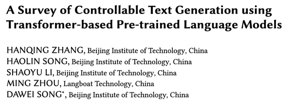 盘点Controllable Text Generation(CTG)的进展 - 知乎