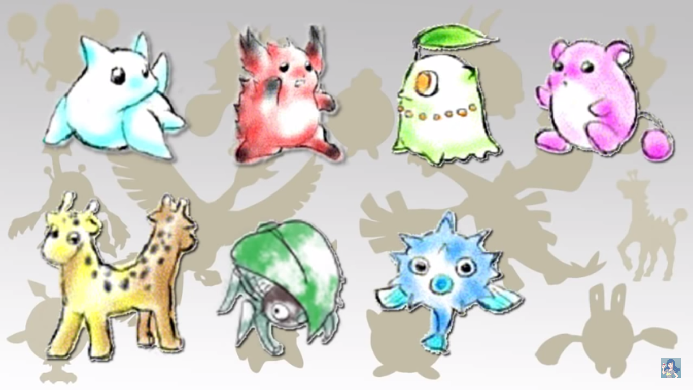 请问精灵宝可梦系列包括游戏和动画有哪些废案