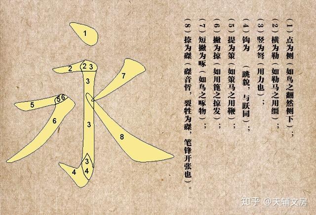 什么是永字八法? - 知乎