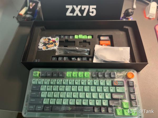 颜值超高的75%配列机械键盘——魅族和铝厂联名超旋音透明键盘ZX75 分享- 知乎