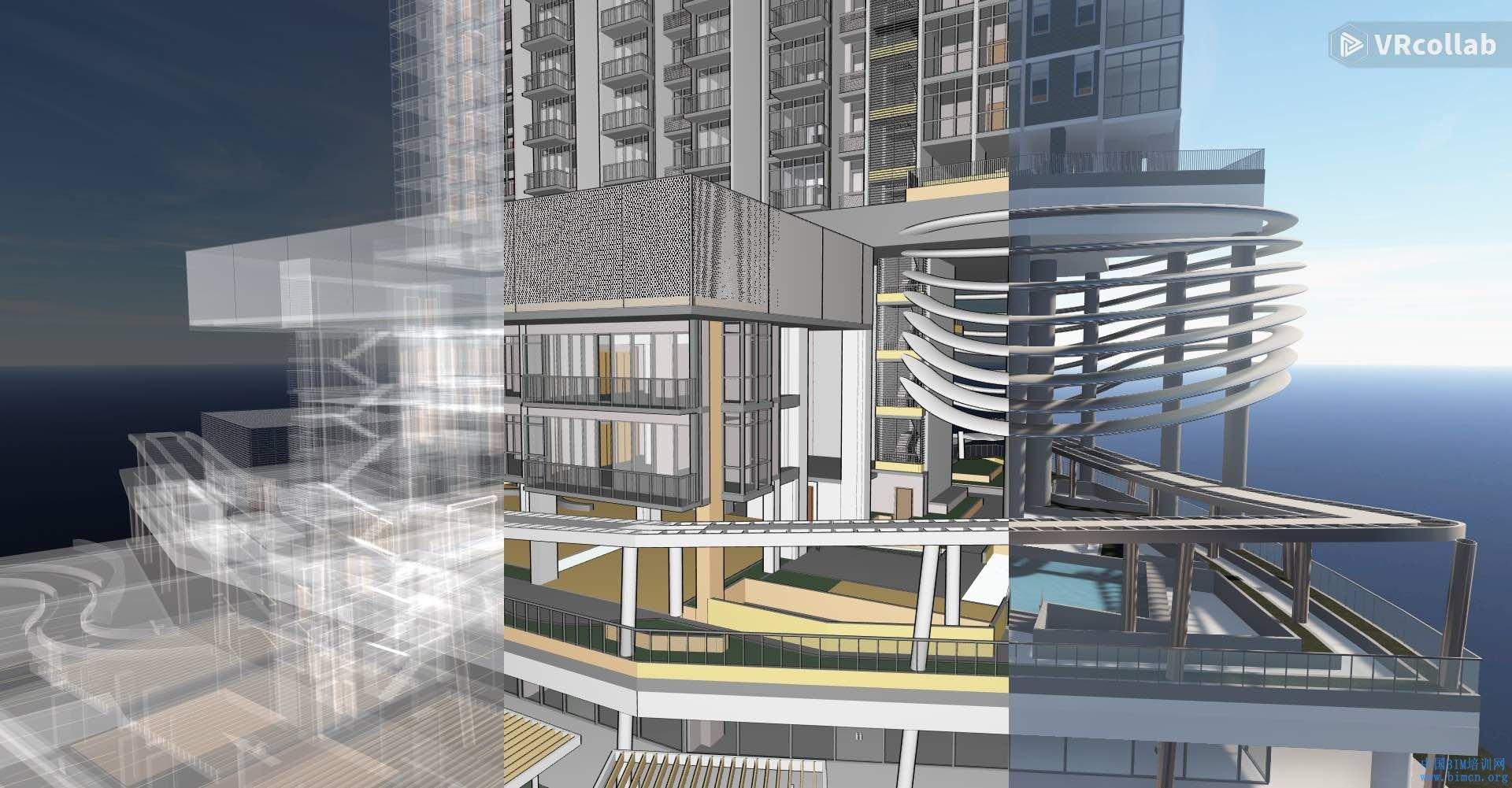 bim模型信息作为平台,以vr技术进行虚拟场景的搭建,展示模型表达效果