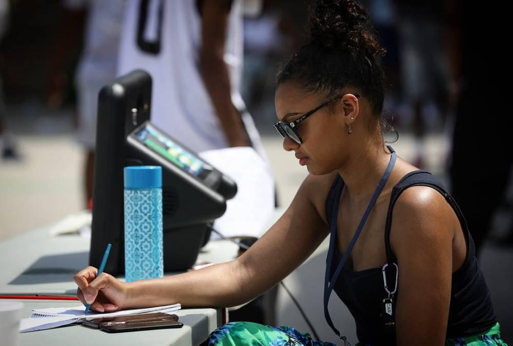 今日图集nba女记者malikaandrews