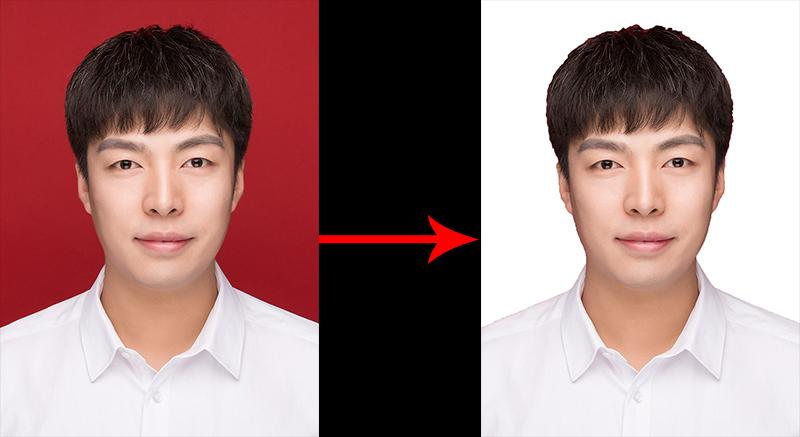 用PS改照片背景颜色