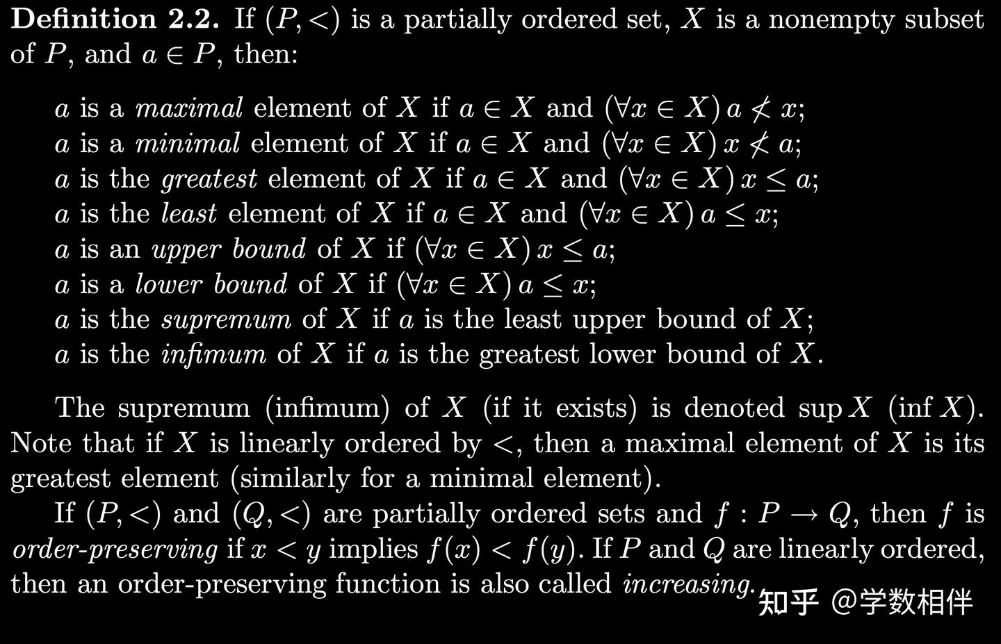 2. 序数(Ordinal Numbers) - 概念快速梳理 - Thomas. Jech.2003 - 知乎