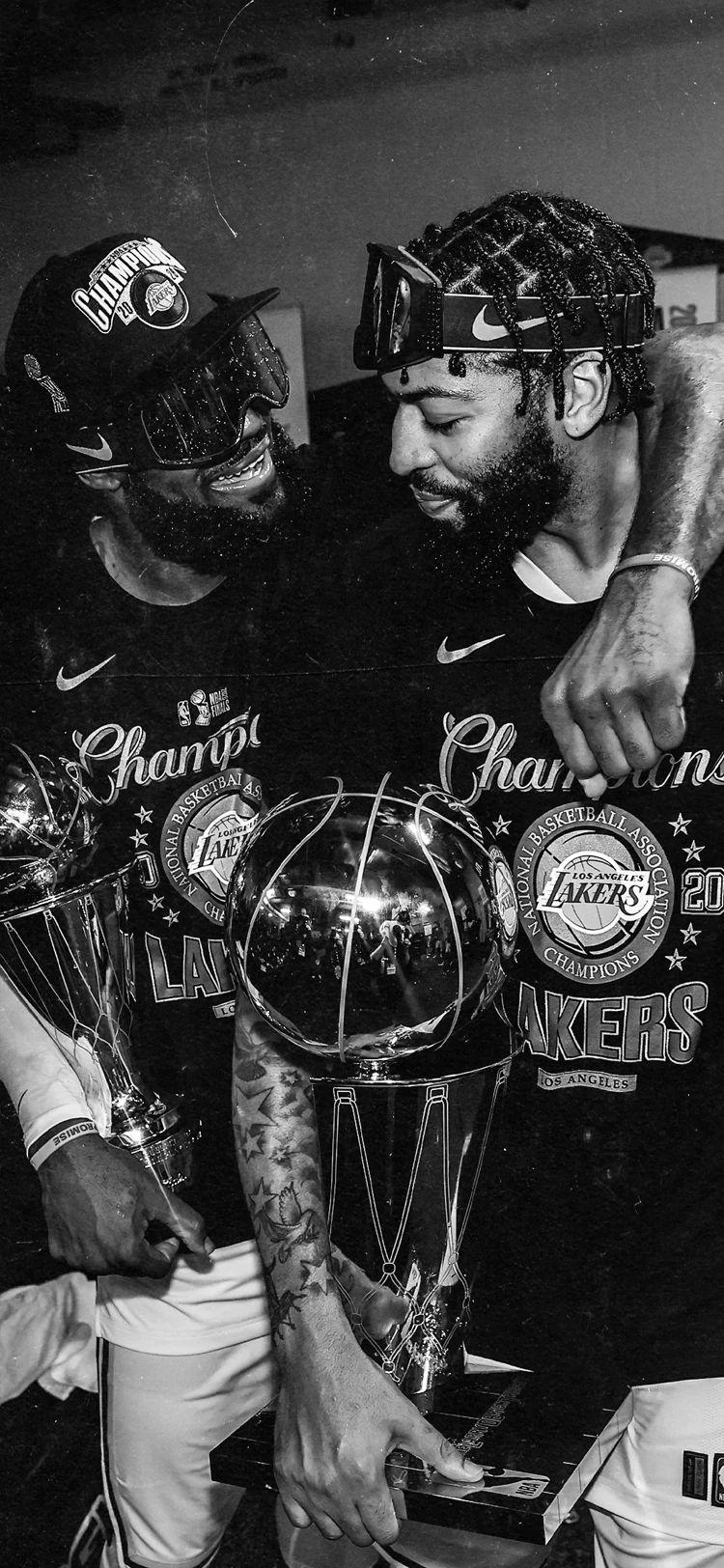 分享一波自己收藏的nba壁纸詹眉组合