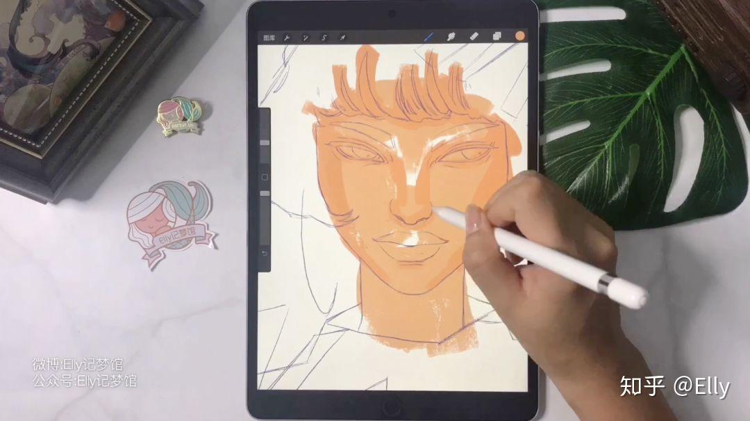 ipad绘画速涂janicesung的小姐姐