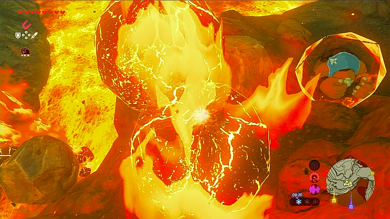 大可爱的游戏记录塞尔达传说旷野之息p75死亡火山镇压神兽