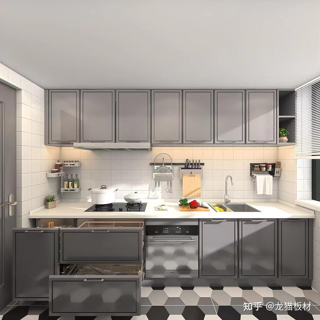 现代风格厨房装修效果图_齐家网装修效果图